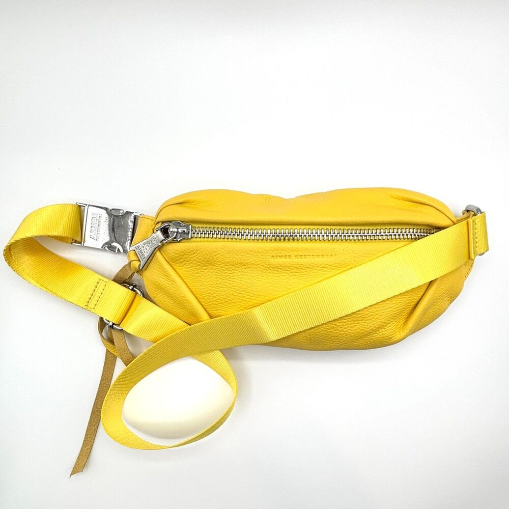 Aimee Kestenberg | Lemon Milan Leather Bum Bag | Crossbody/Sling | MSRP $128 - Picture 3 of 13